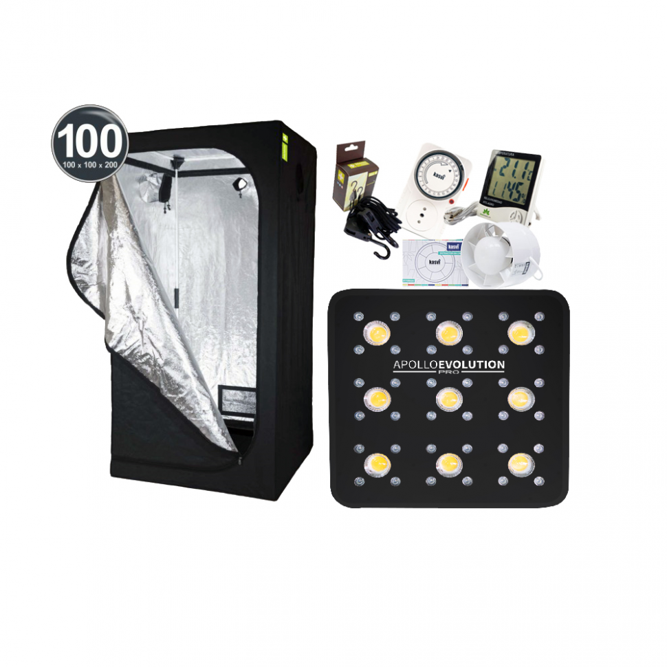 Kit Indoor Led Evollution Pro Tu Cultivo Growshop Productos